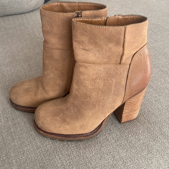 Sam Edelman brown suede booties - Picture 2 of 4